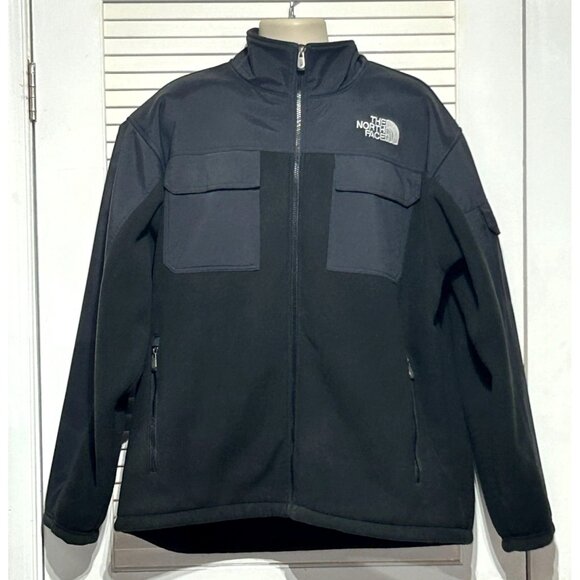 The North Face Other - The North Face Men's Black Grey Salinas Mixed Media Jacket Fleece Size XXL 3037